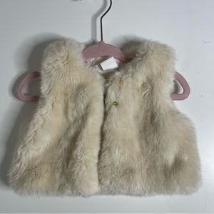 2 For $10 /H&M baby faux fur vest 6-9M